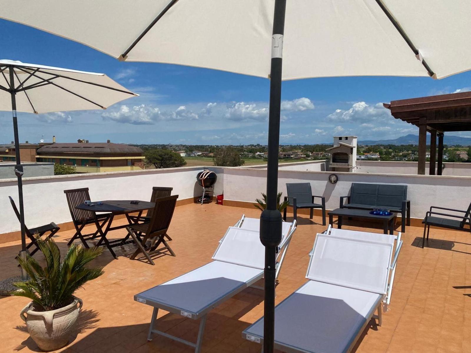 Appartamento Vista Mare A Marina Di Ardea L'Americano Buitenkant foto